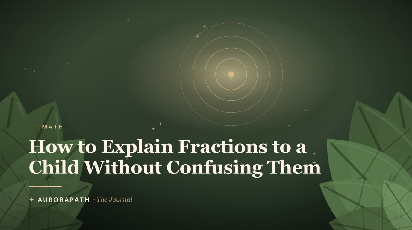 Cover illustration for How to Explain Fractions to a Child Without Confusing Them