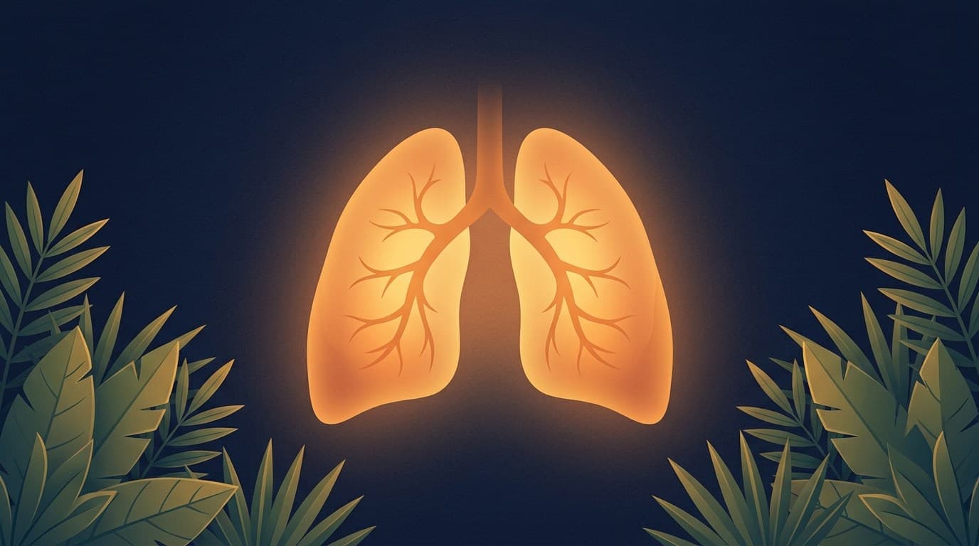 Botanical banner illustrating why breathing exercises work and the vagus nerve